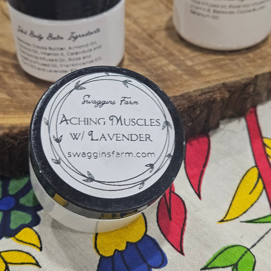 Aching Muscles (Dandelion) Salve w/ Lavender oil 2 oz