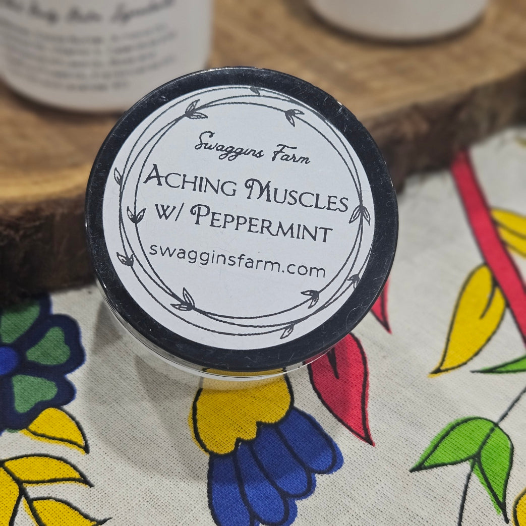 Aching Muscles (Dandelion) Salve w/ Peppermint oil 2 oz