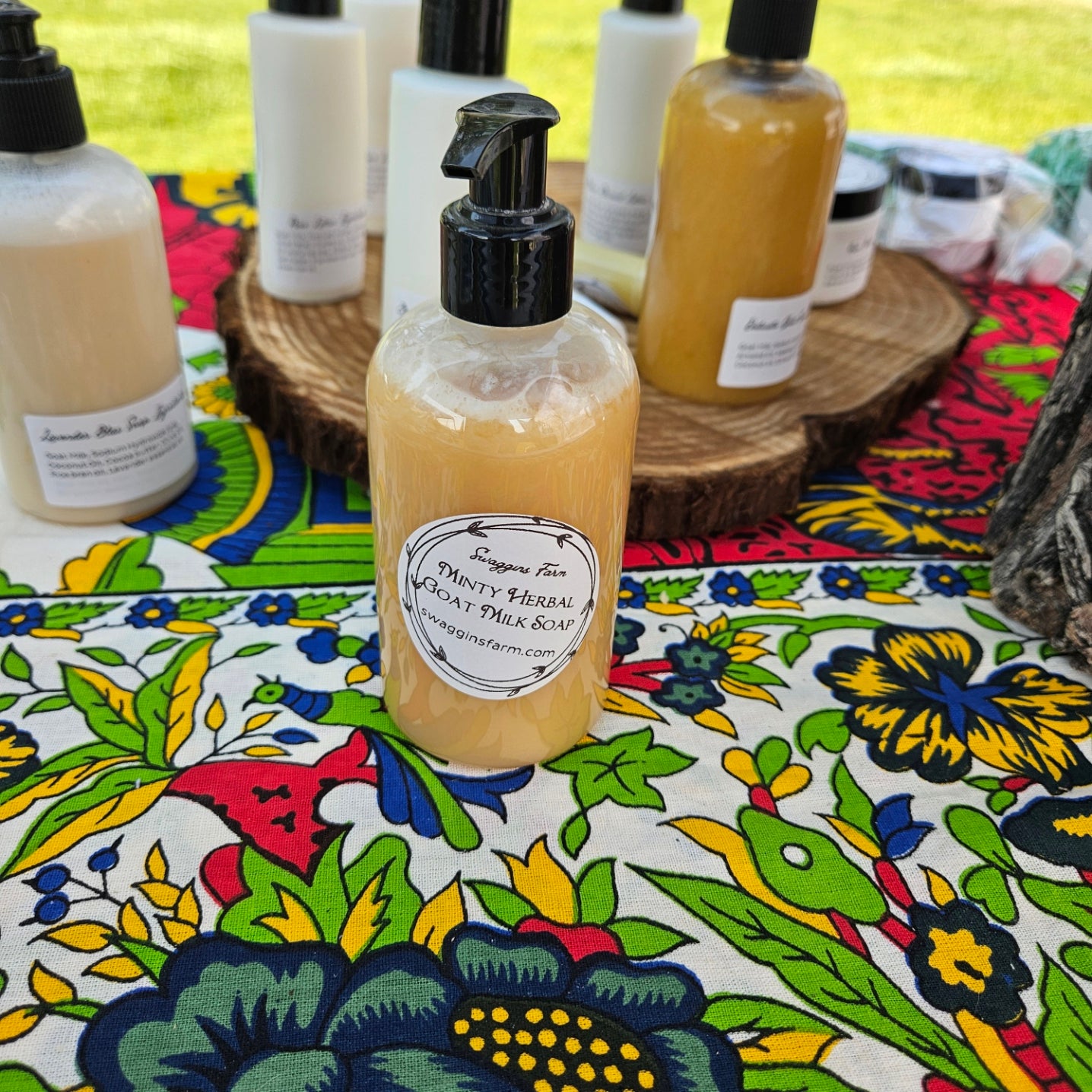 Minty Herbal Goat Soap