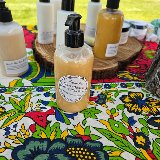 Minty Herbal Goat Soap